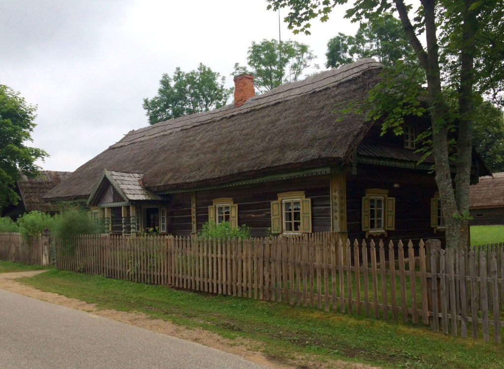 an old style Baltic farm house