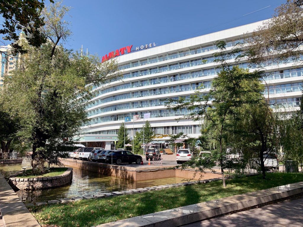 a modern hotel in Almaty, Kazakhstan