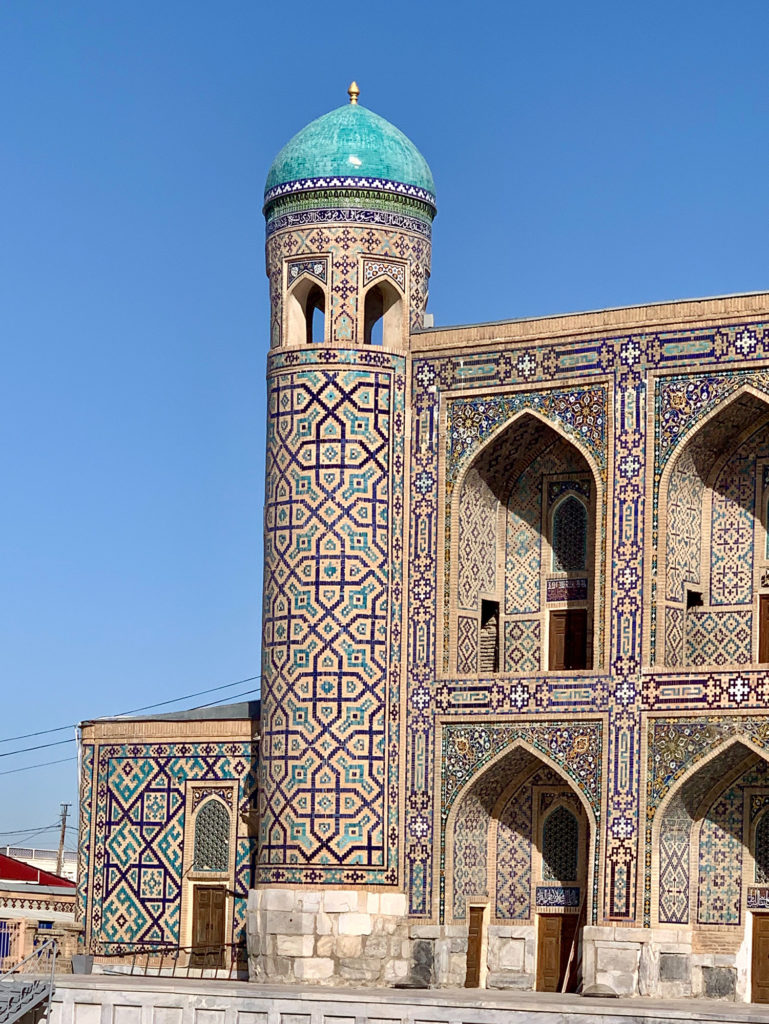 an ancient Islamic building and minaret